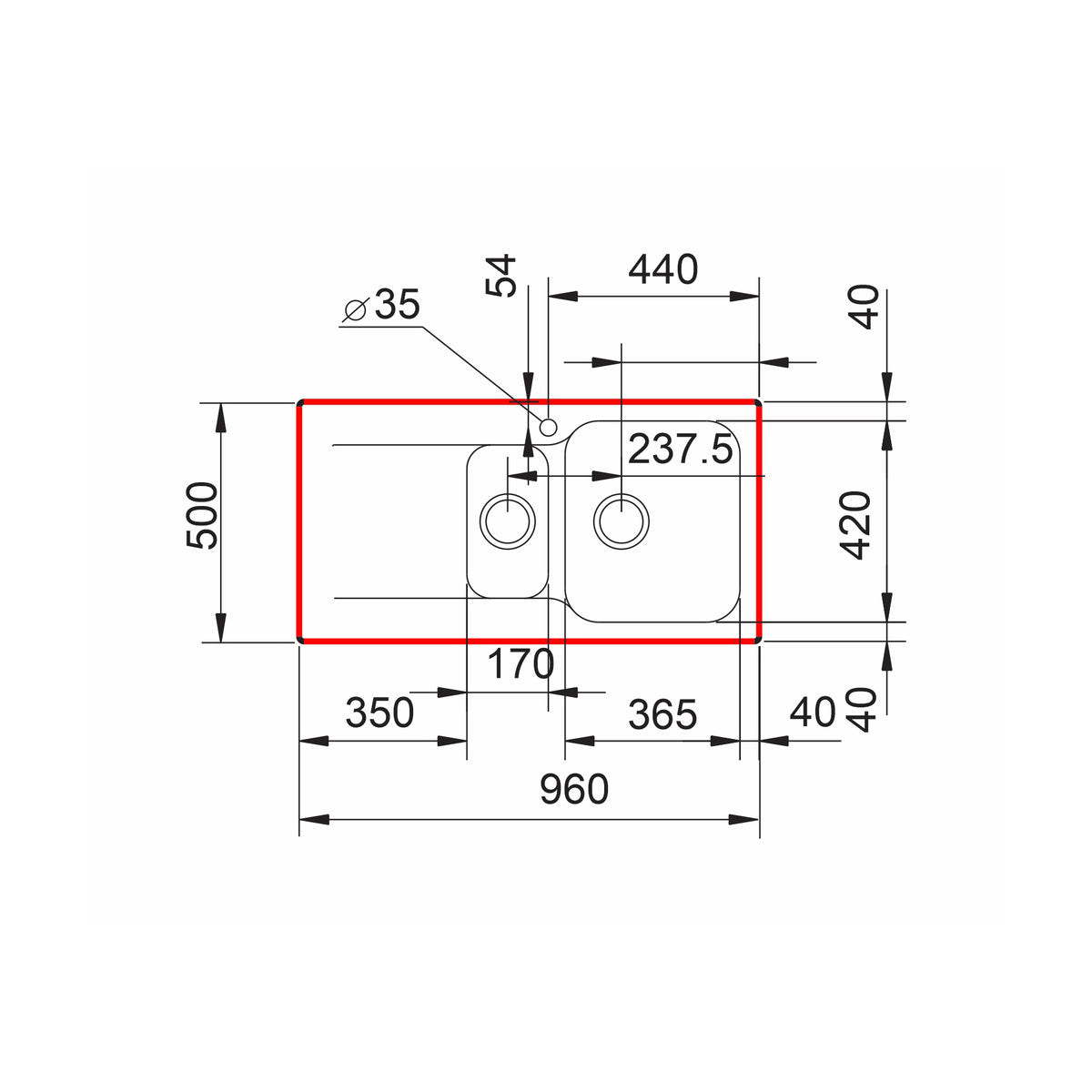 Chiuveta soft compozit Pyramis Level DUROTHEK 1 1/2B 1D DR ALB