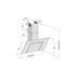 Hota Decorativa SQUARE Sticla Gri 3423