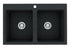 Chiuveta bucatarie SPARTA 78x50 2B Black