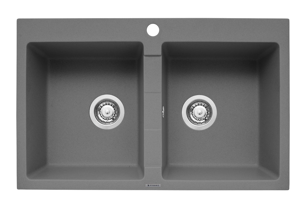 Chiuveta bucatarie SPARTA 78x50 2B Grey