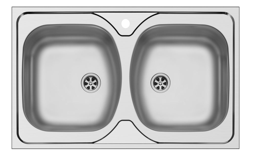 Chiuveta inox Ecoline CORE - inox 800mm*500mm