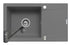 Set chiuveta granit MIDO PLUS & baterie FIDO - Grey