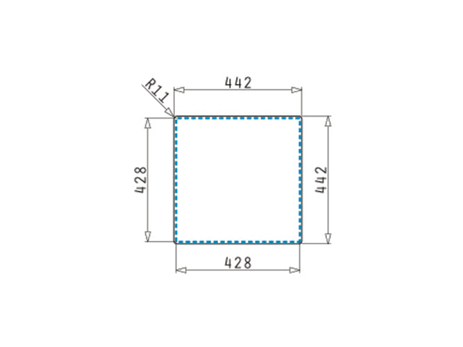Chiuveta inox ASTRIS COLORA 40x40 1B Gold