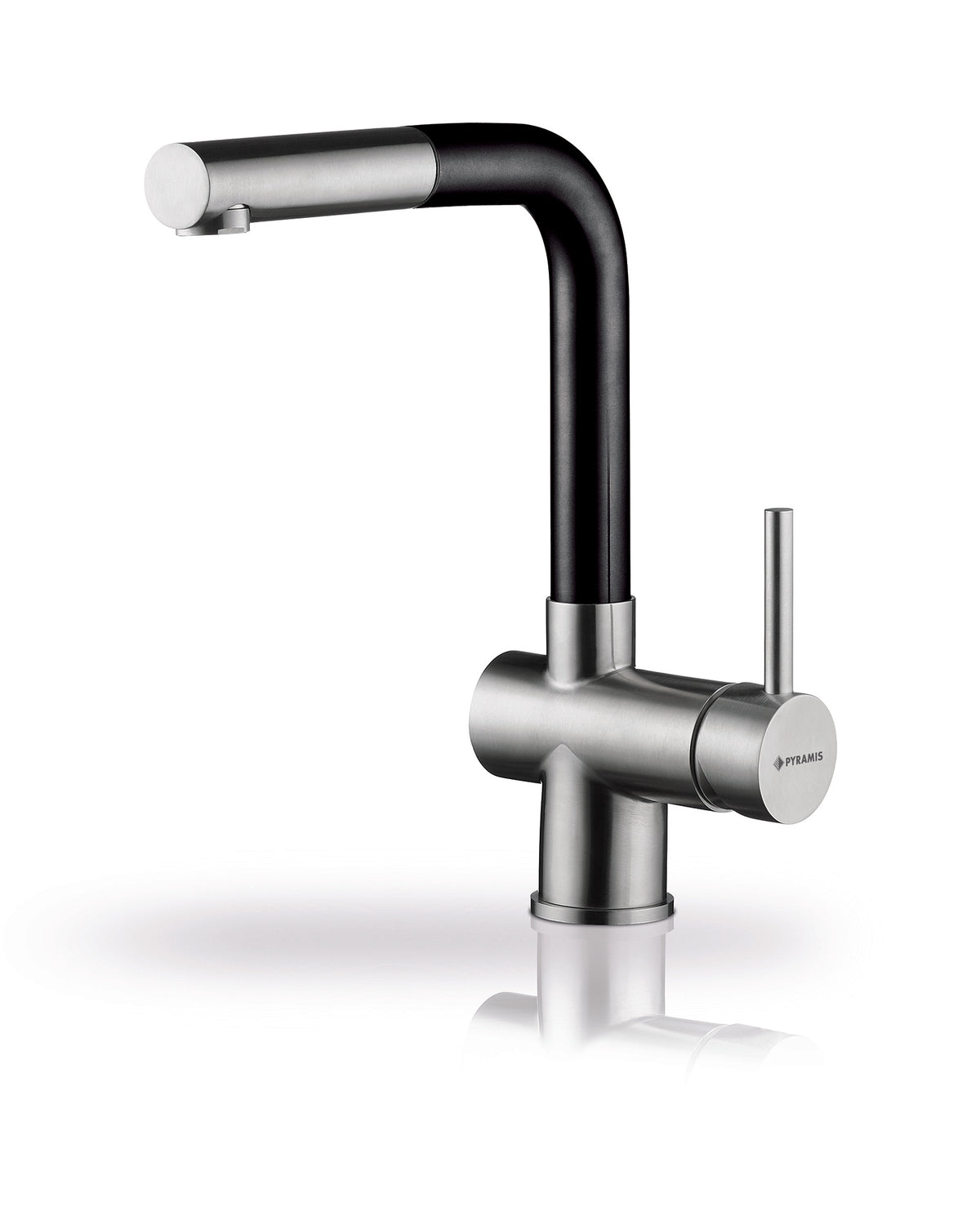 Baterie bucatarie CAPRICCIO Fusion inox & negru