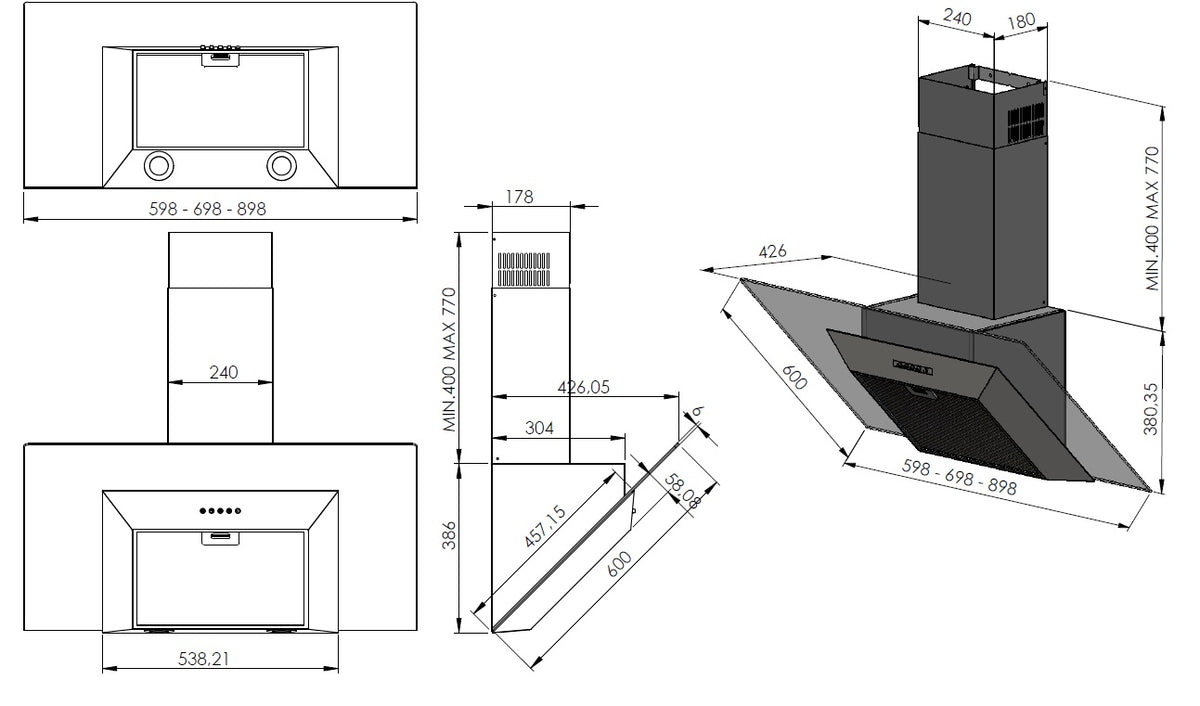 Hota Decorativa KA160 60cm
