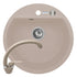 Set chiuveta granit MIDO 1B Ø51 & baterie OSSIA - Beige
