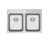 Chiuveta inox Pyramis ZERIA 75x52 2B