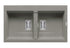 Chiuveta granit KARTESIO 86x50 2B Industrial Grey