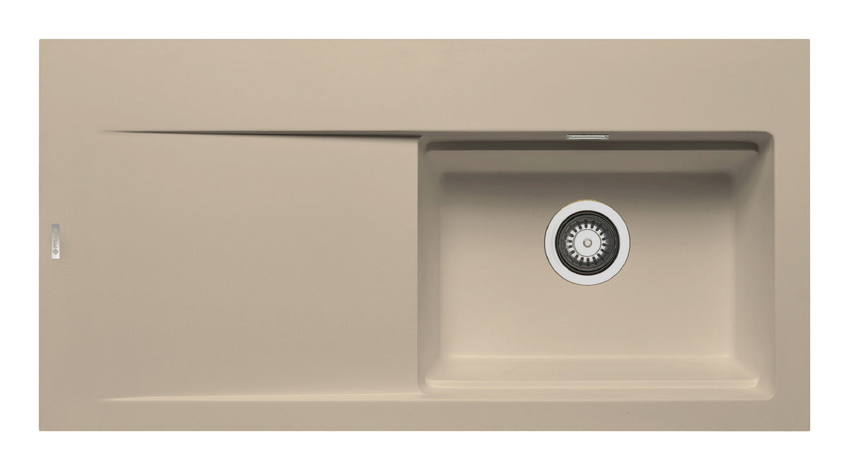 Chiuveta granit TEKTON 100x51 1B 1D DR Ivory