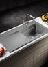 Chiuveta granit TEKTON 100x51 1B 1D DR Ivory