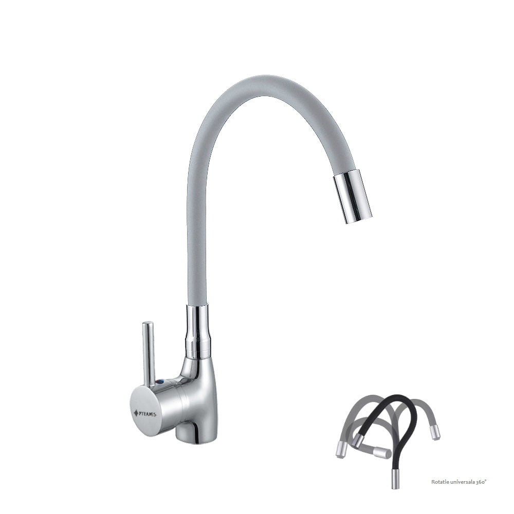 Baterie bucatarie Pyramis ECO FLESSI grey