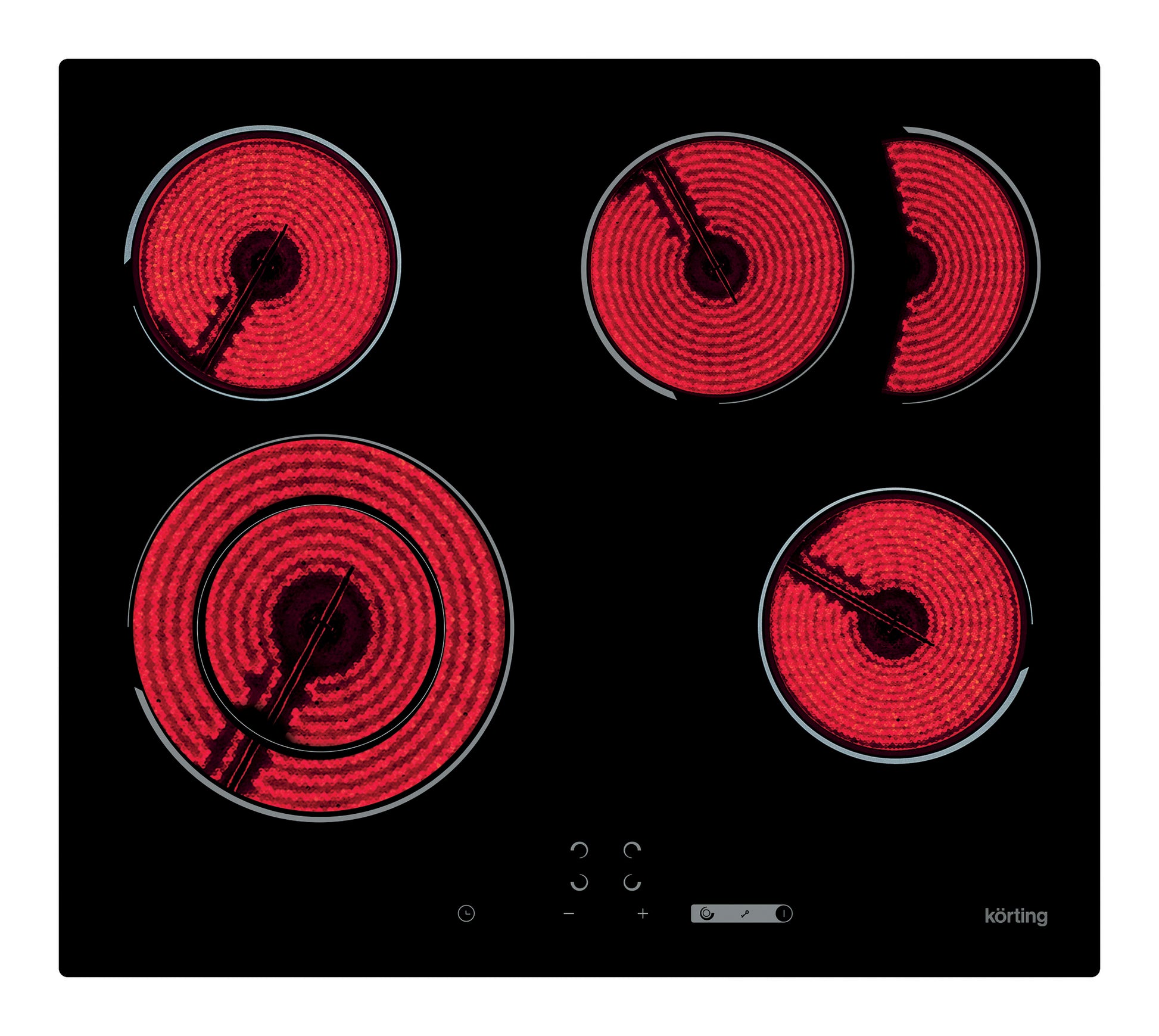 Plita electrica KÖRTING HE6243C Touch Control Black