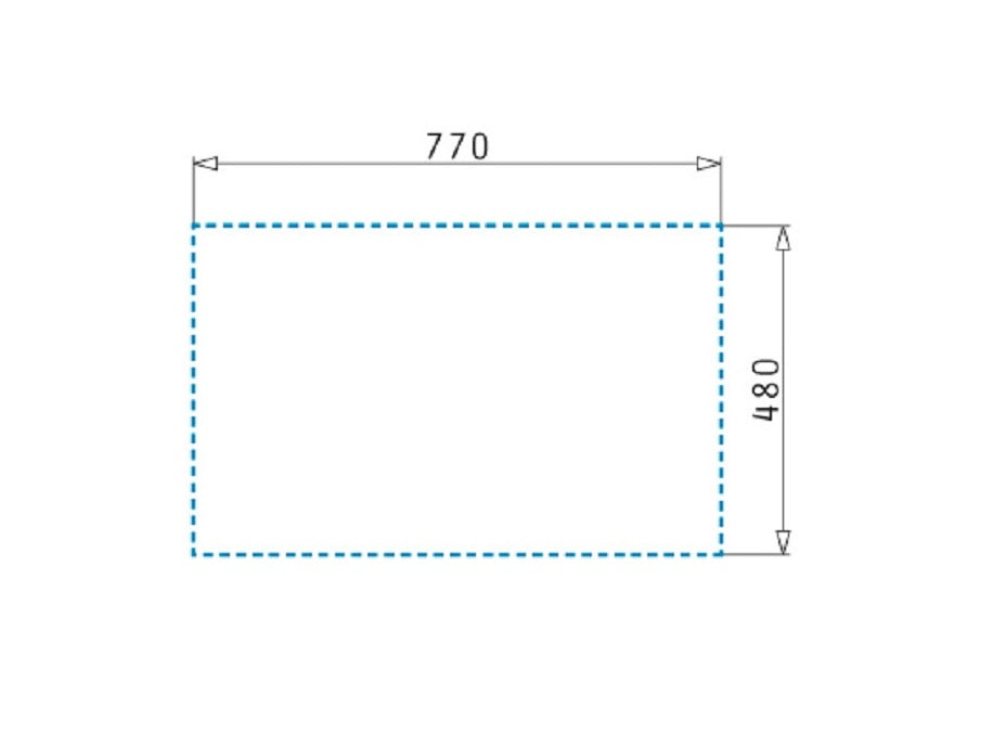 Chiuveta inox ATHENA DIAMOND 79x50 1B1D ST