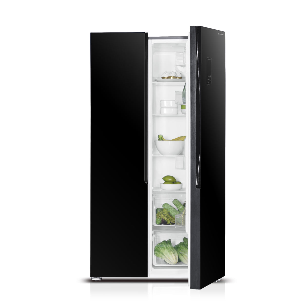 Side by Side Pyramis FSO189 Black Glass