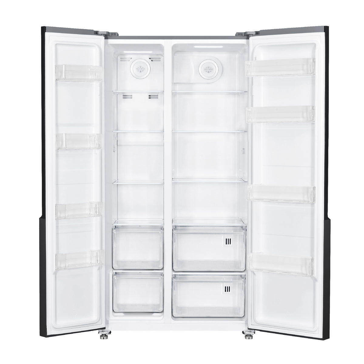 Side by Side Pyramis FSO189 Black Glass