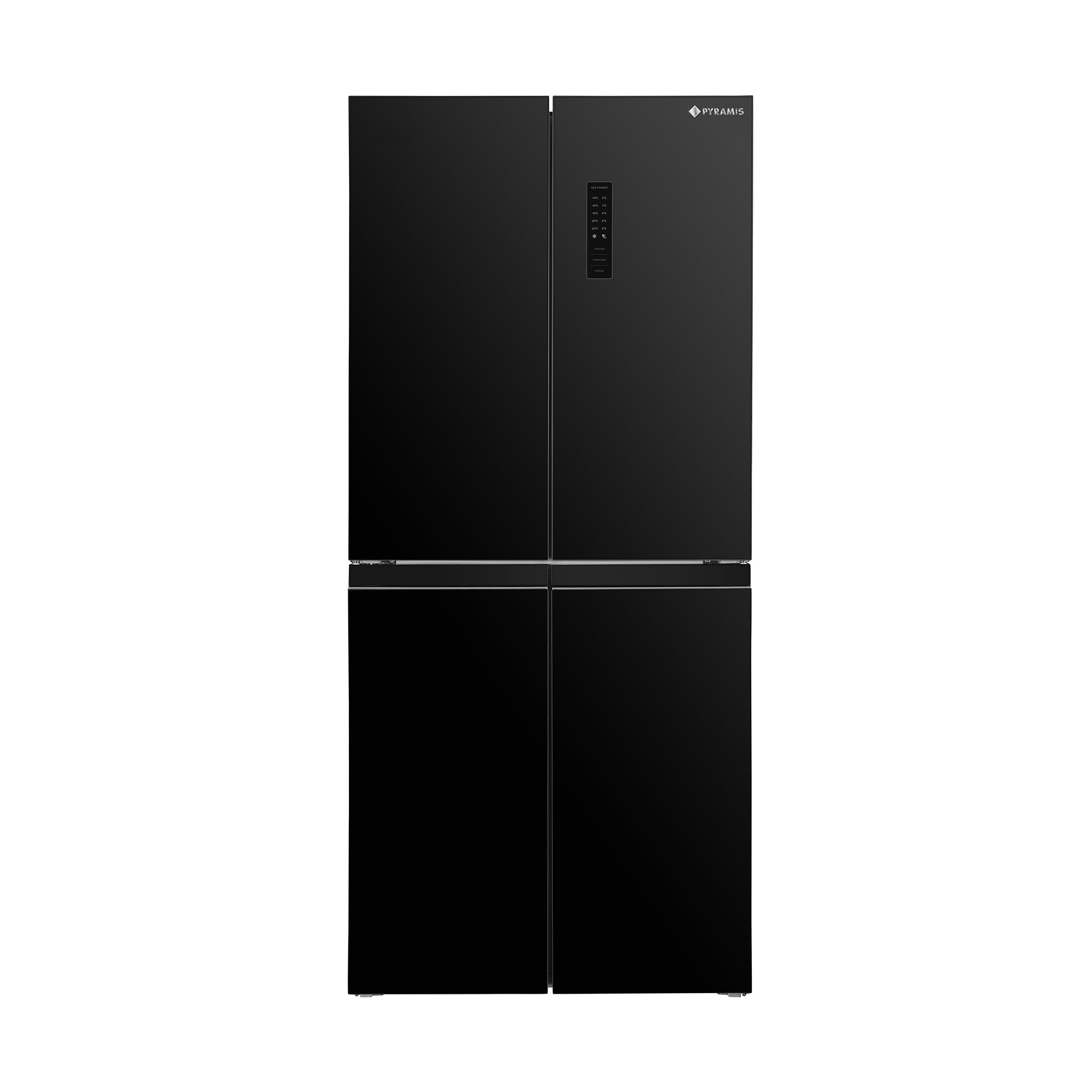 Side by Side Pyramis FSO199 Multi Door Black Glass