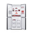 Side by Side Pyramis FSO199 Multi Door Black Glass