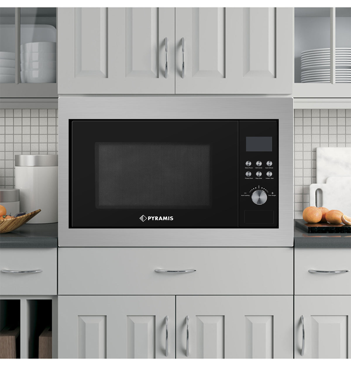Cuptor microunde incorporabil PYRAMIS 30INOX 30UG