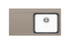 Chiuveta granit si inox PYRROS 100x52 1B 1D DR Sand Beige