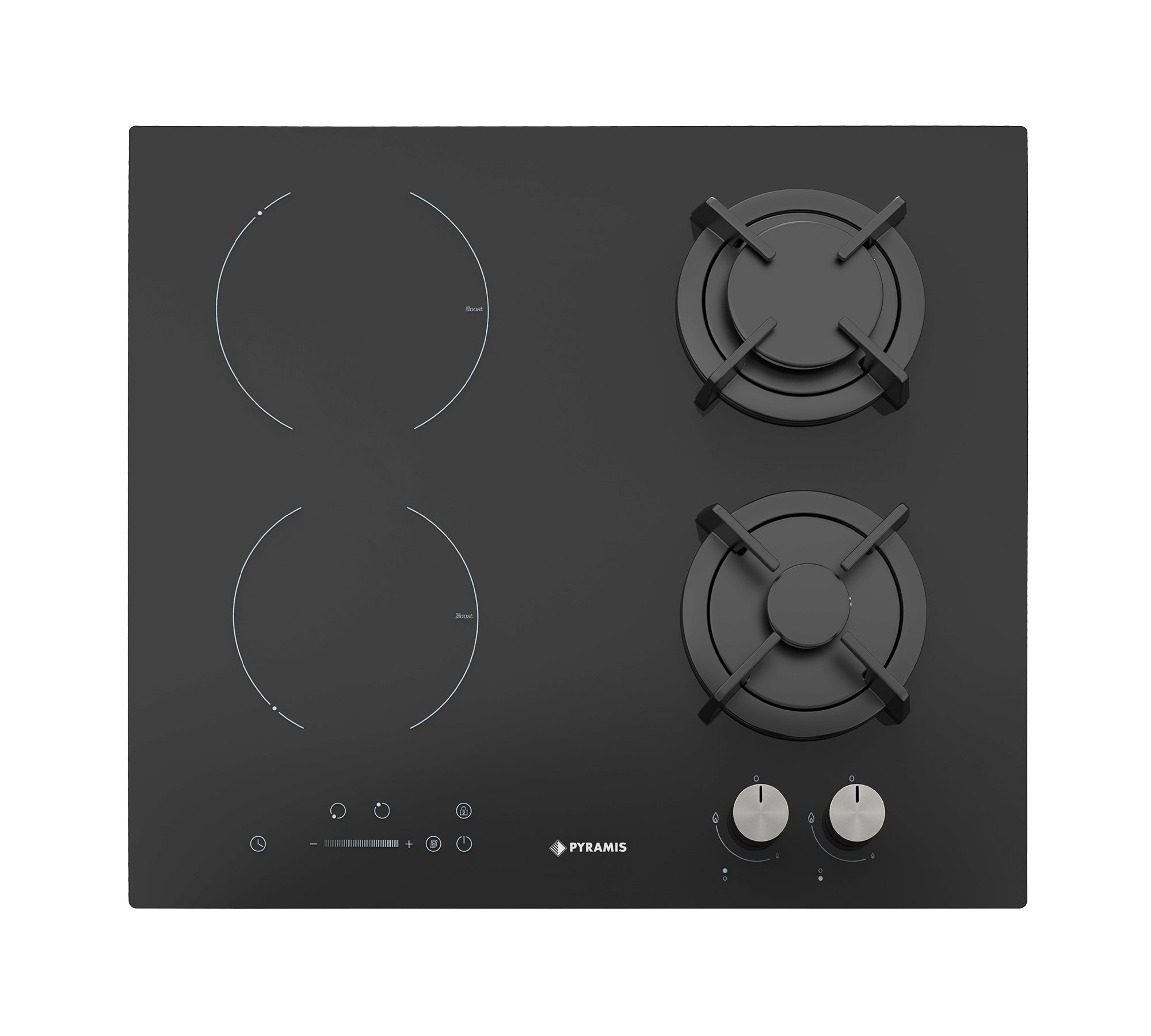 Plita mixta Pyramis 2+2 Gaz & Inductie