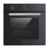 Cuptor electric Pyramis 60IN 8060 Black Glass