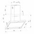 Hota decorativa Pyramis SPECIETO Black Glass 90cm