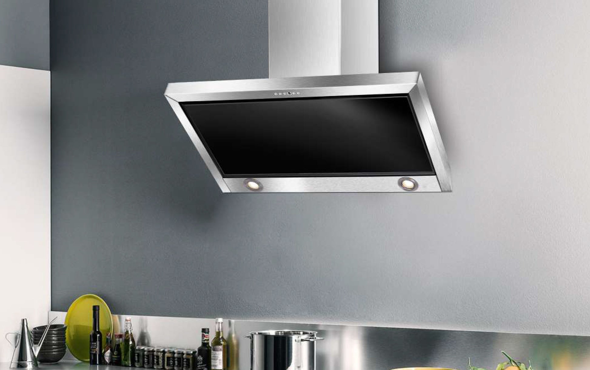 Hota decorativa Pyramis SPECIETO Black Glass 90cm