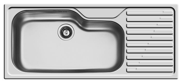 Chiuveta Inox TITAN 116x50 1B1D ST SM