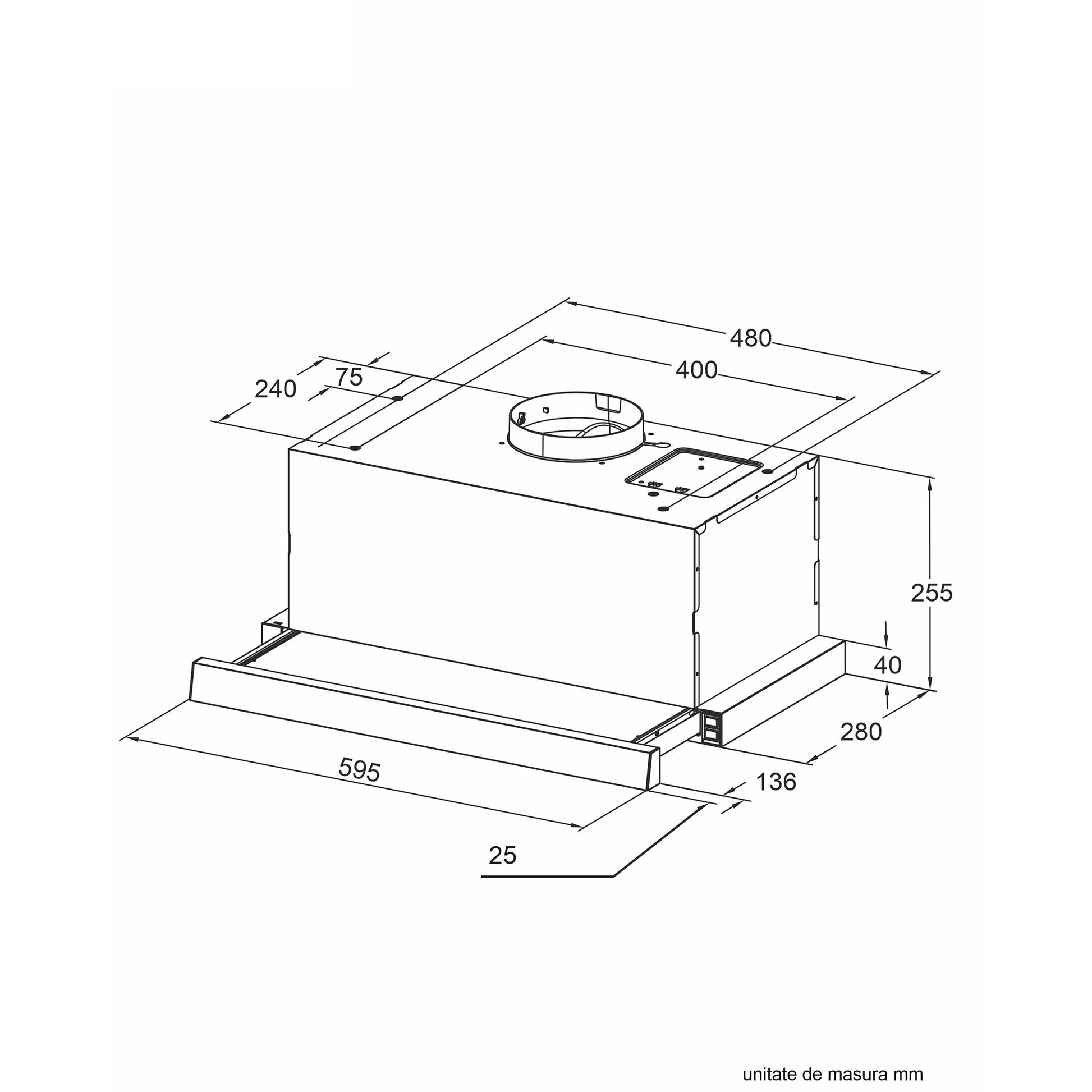 Hota telescopica Pyramis Turbo MDT SL Inox