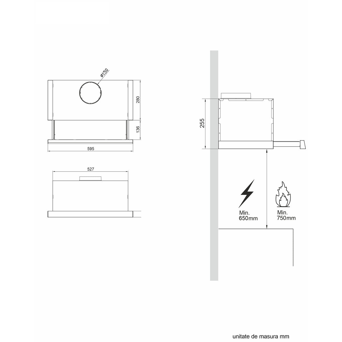 Hota telescopica Pyramis Turbo MDT SL Inox