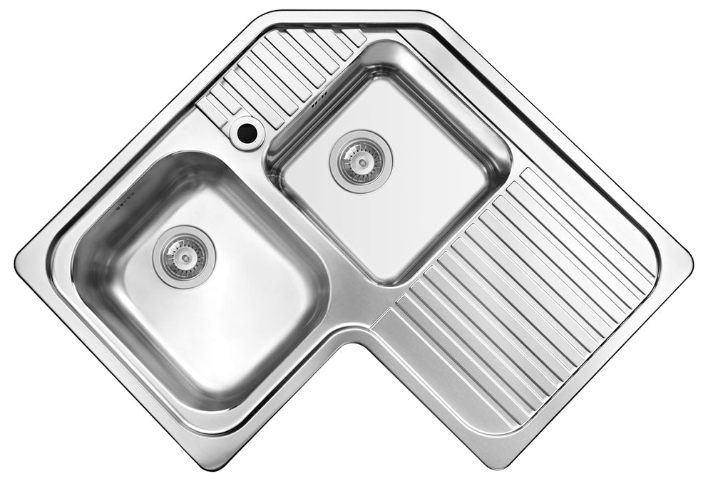 Chiuveta Inox CELESTE 83x83 2B 1D ST SM
