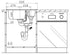 Chiuveta Inox Pyramis AMALTIA 62x50 1 1/2B SM