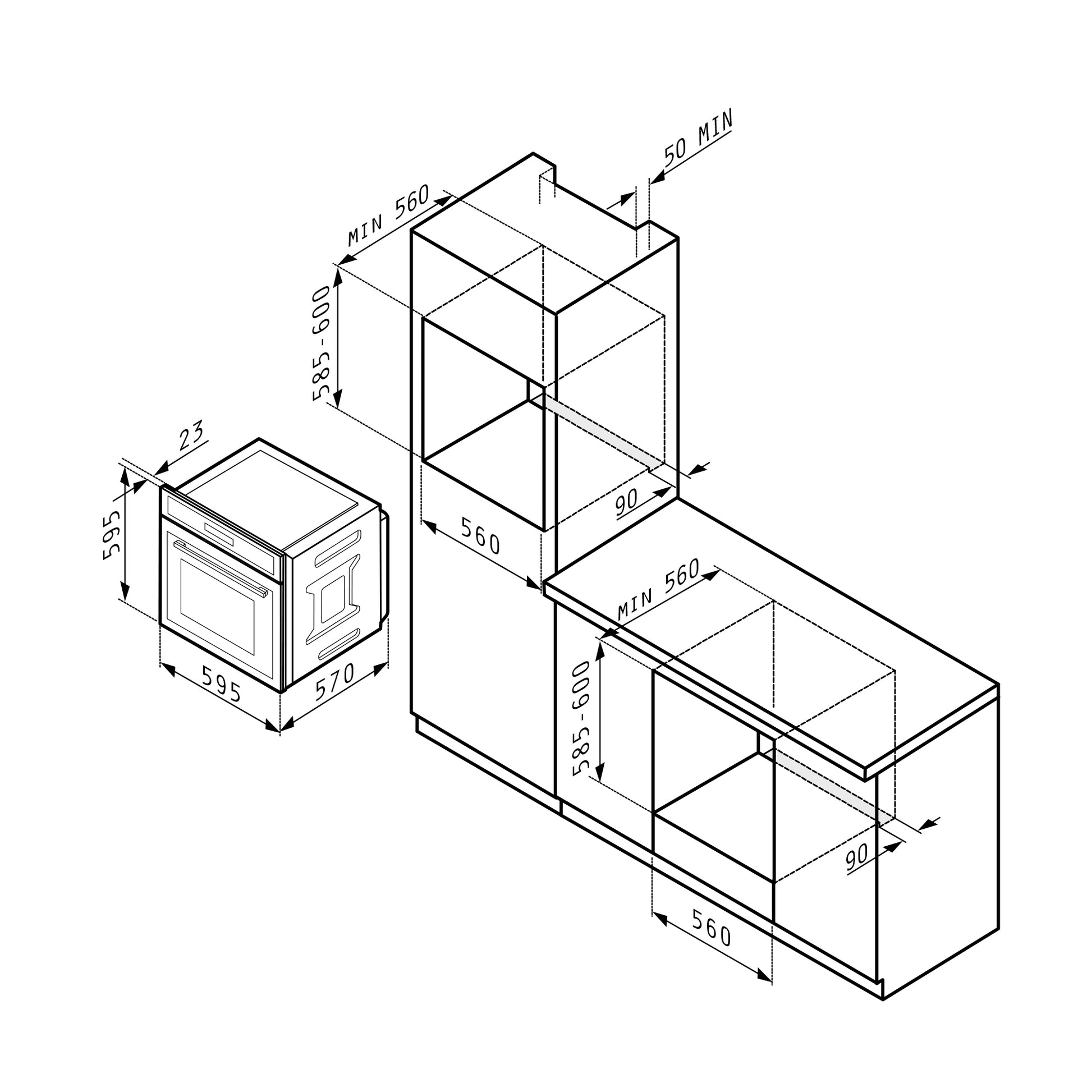 Cuptor electric Pyramis 731075 TC Inox