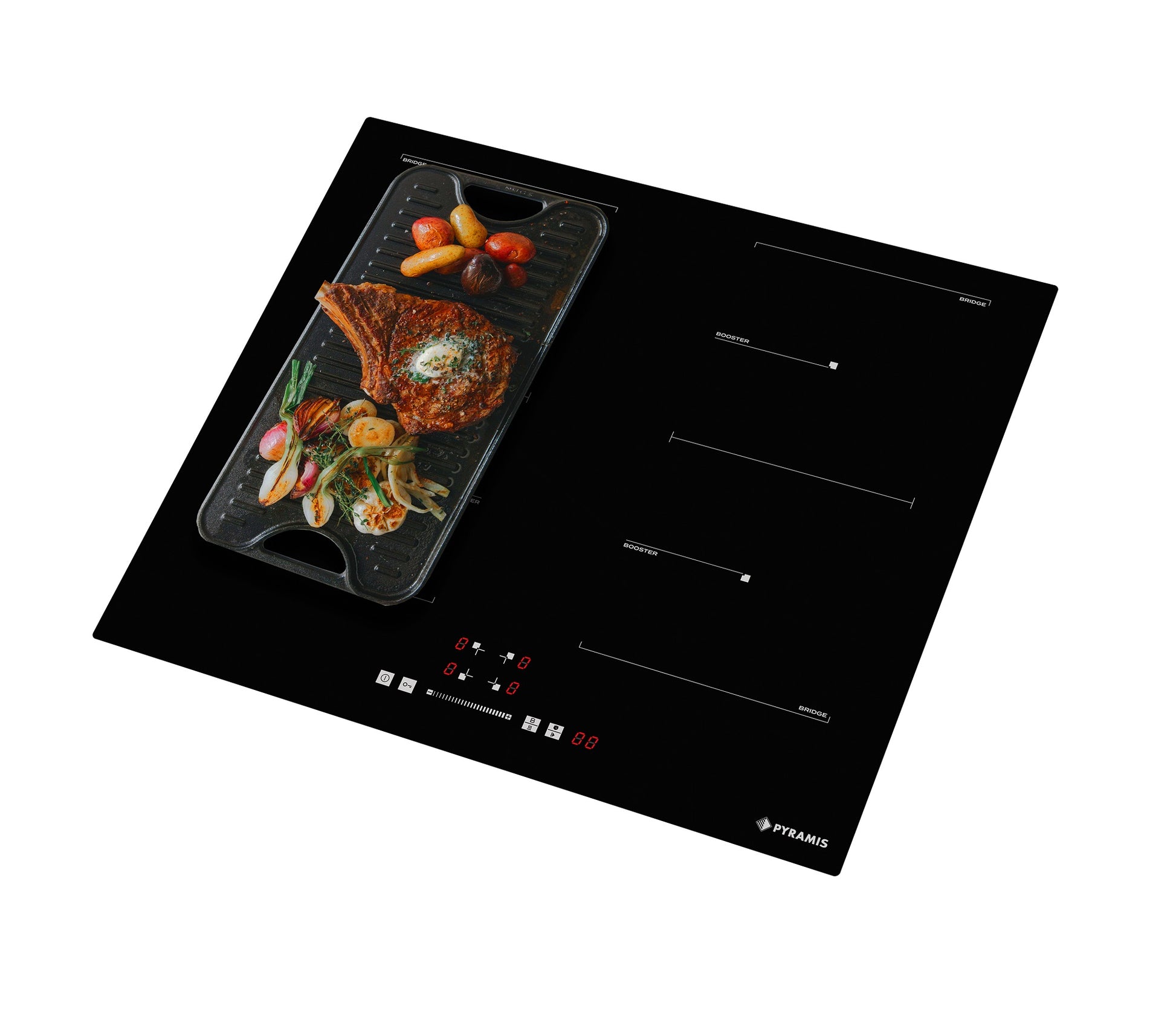 Plita inductie Pyramis PHI63432FMB Slider Touch Control Black