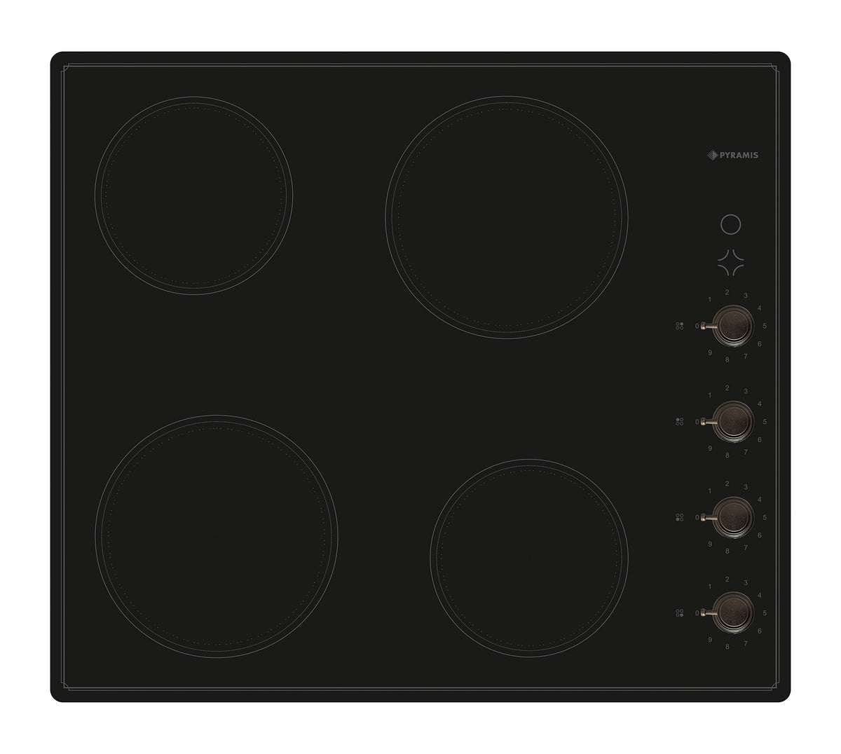 Plita electrica Pyramis Retro VINTAGE Anthracite