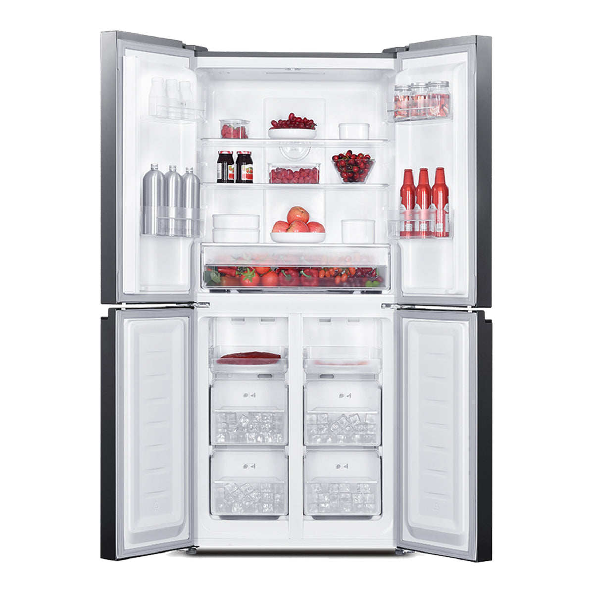 Side by Side Pyramis FSO199 Multi Door Dark Inox