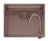 Set chiuveta inox ASTRIS COLORA 50x40 1B si baterie ECO BELLO Copper