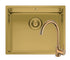 Set chiuveta inox ASTRIS COLORA 50x40 1B si baterie ECO BELLO Gold