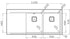 Chiuveta Inox OLYNTHOS 116x52 2B 1D DR