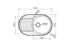 Set chiuveta inox SR MINI 1B1D DR si suport multifunctional ROLL UP