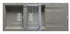 Set chiuveta granit KARTESIO 116x50 2B 1D Industrial Grey si suport multifunctional ROLL UP