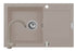 Set chiuveta granit MIDO 79x50 1B 1D si baterie BELLO Beige