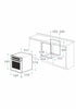 Cuptor electric Pyramis PO78010008SIX Black Glass si Inox