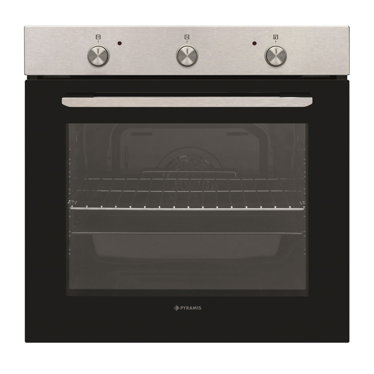 Cuptor electric Pyramis PO78021008PIX Black Glass si Inox