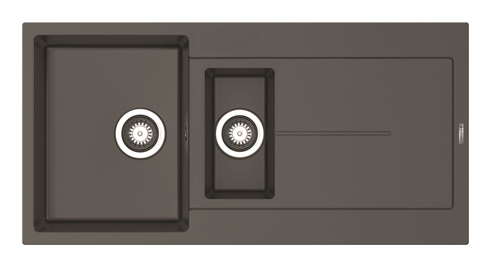 Chiuveta bucatarie Pyramis ITHAKA 100x50 1 1/2B 1D Iron Grey