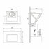 Hota decorativa Pyramis MAGIC Black Glass 60cm