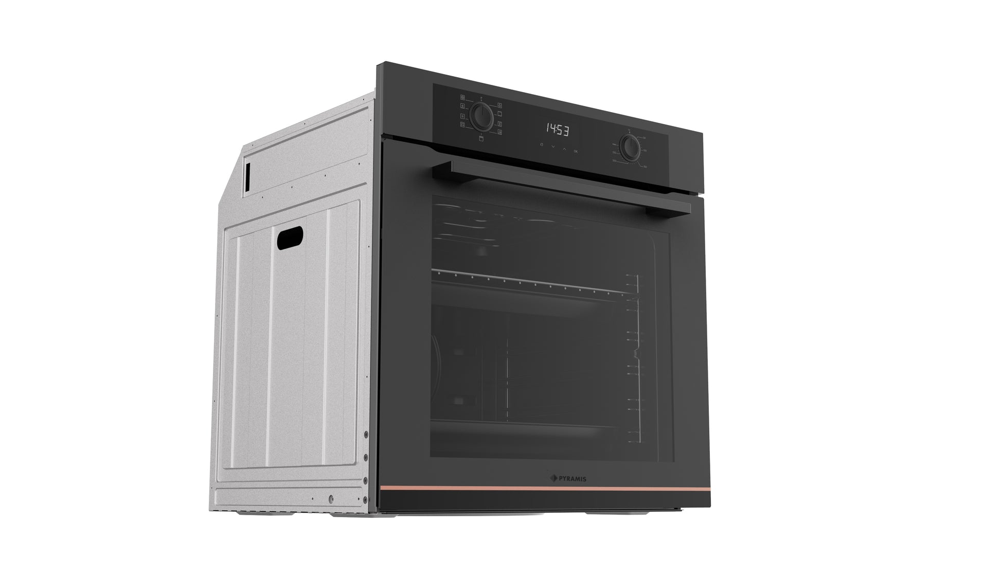 Cuptor electric Pyramis 60IN 2080 Cooper Line Black Glass