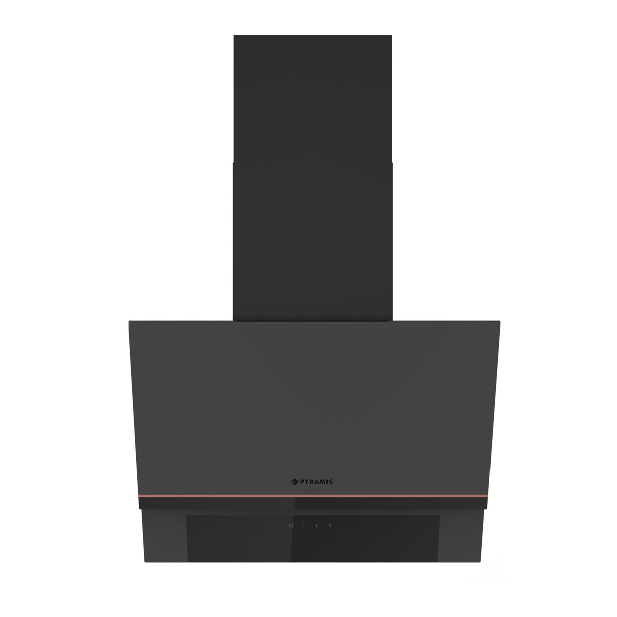 Hota decorativa Pyramis Cooper Line Black Glass