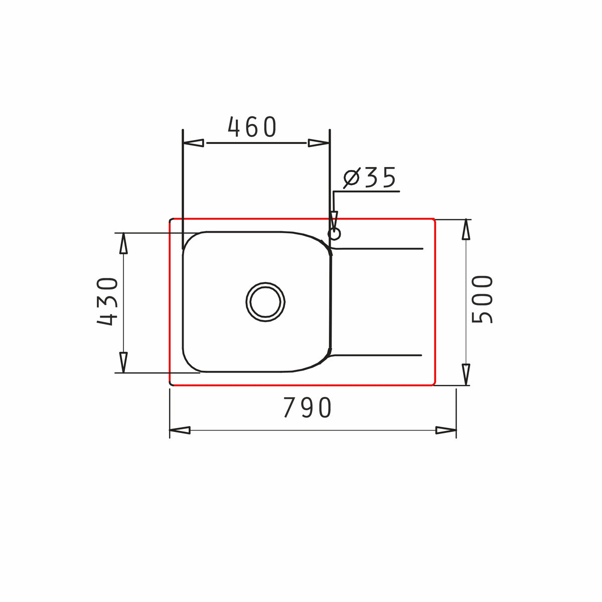Chiuveta soft compozit Pyramis MAGNIFICA Durothek 1B1D ST Grey