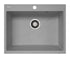Chiuveta soft compozit Pyramis Square DUROTHEK 60x50 1B gri